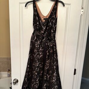 Sleeveless black dress